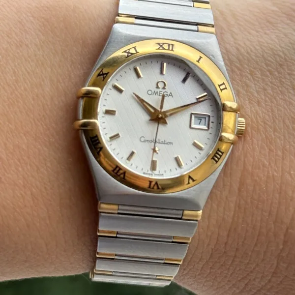 Omega Constellation Gold & Steel Ladies Watch
