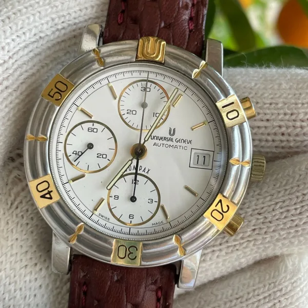 Universal Geneve Compax Chronograph Watch