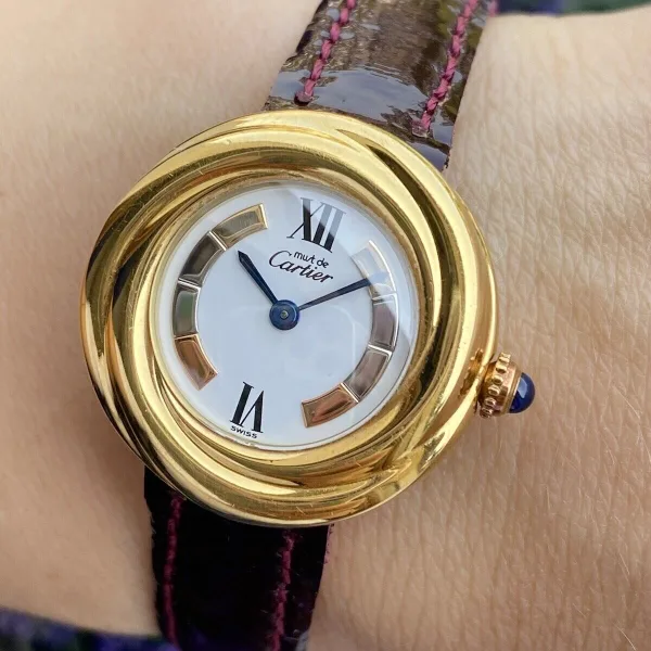 Cartier Must de Vermeil Trinity Watch, Vintage