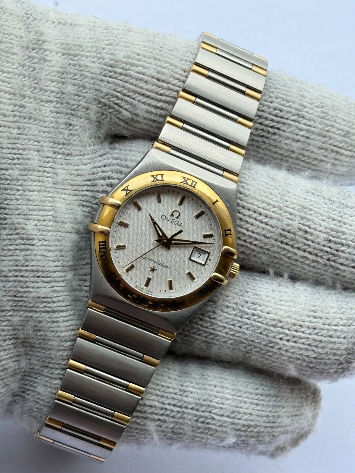 Omega Constellation Gold & Steel Ladies Watch – photo 11