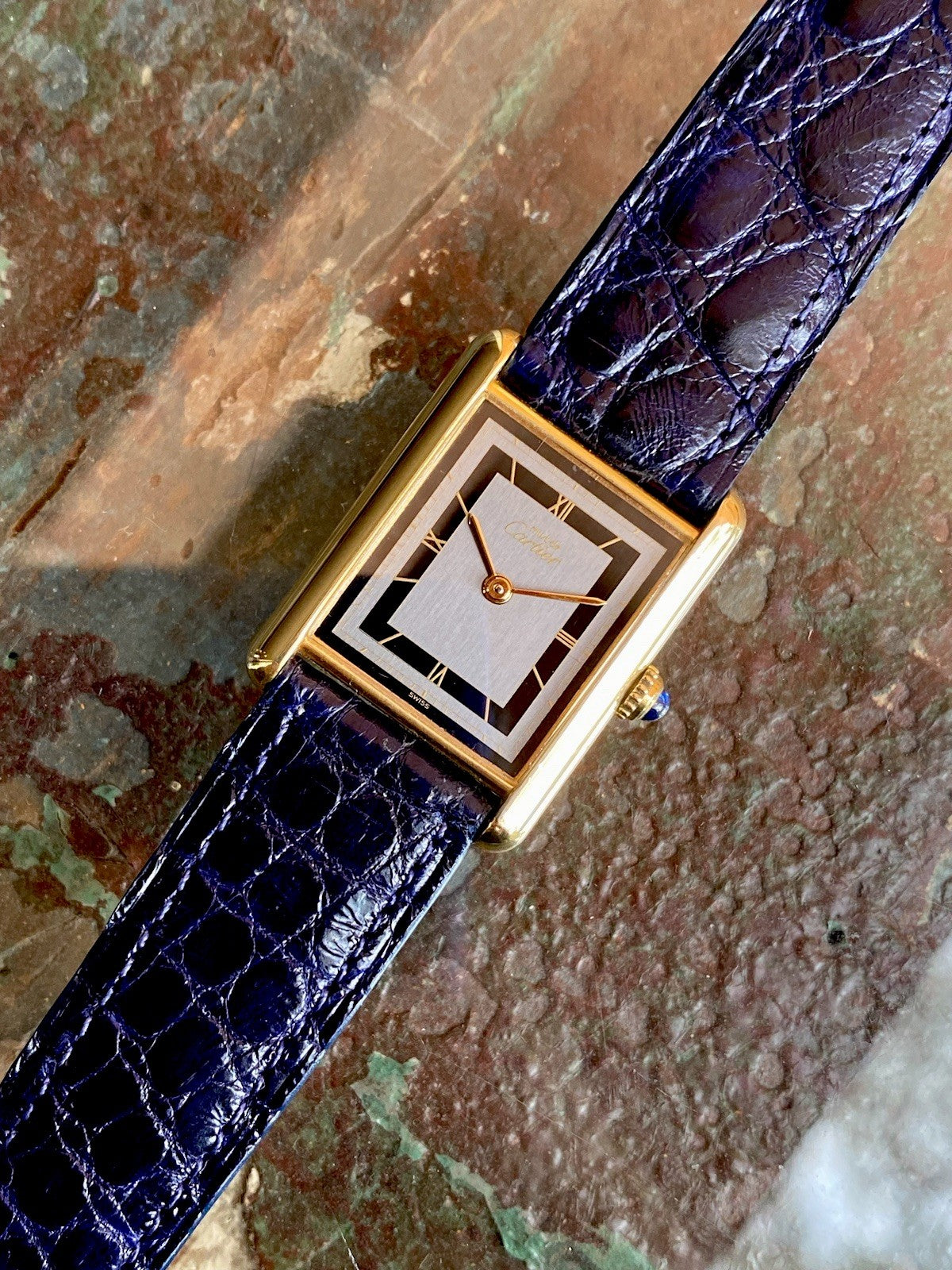 Cartier Tank LM Quartz Watch, Burgundy Strap – photo 6