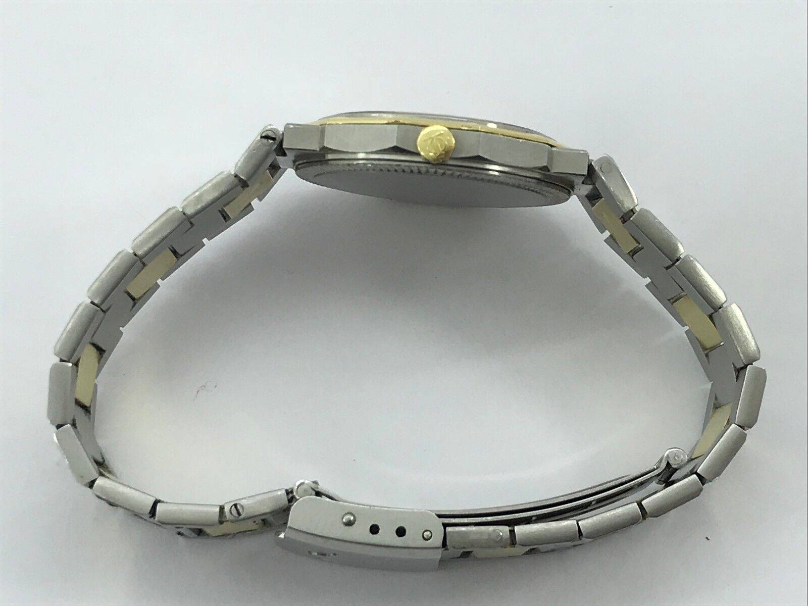 Baume & Mercier Riviera 18K Gold & Steel Watch - Image 9