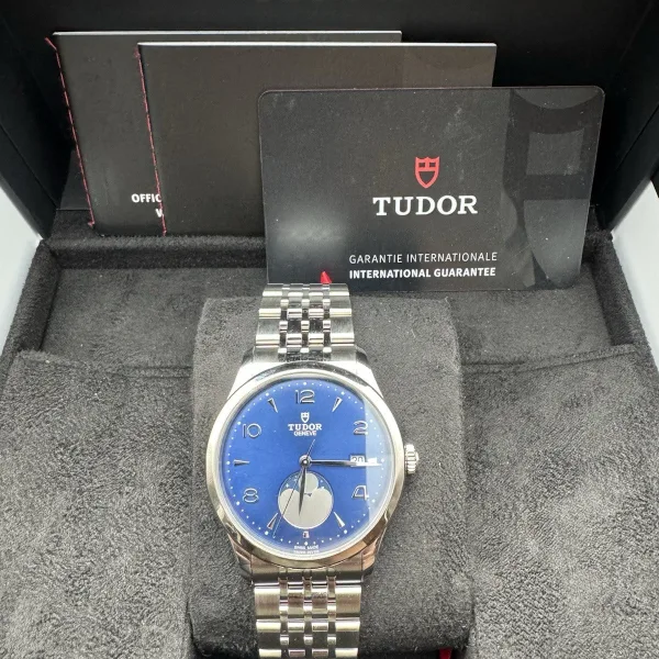 Tudor 1926 Luna 39mm Moon Phase Blue Dial | New