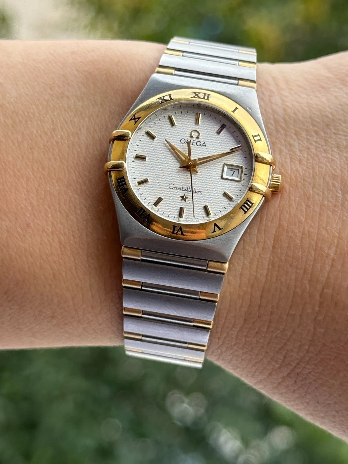 Omega Constellation Gold & Steel Ladies Watch – photo 3