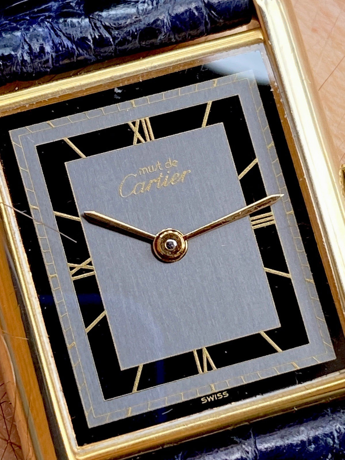 Cartier Tank LM Quartz Watch, Burgundy Strap – photo 4