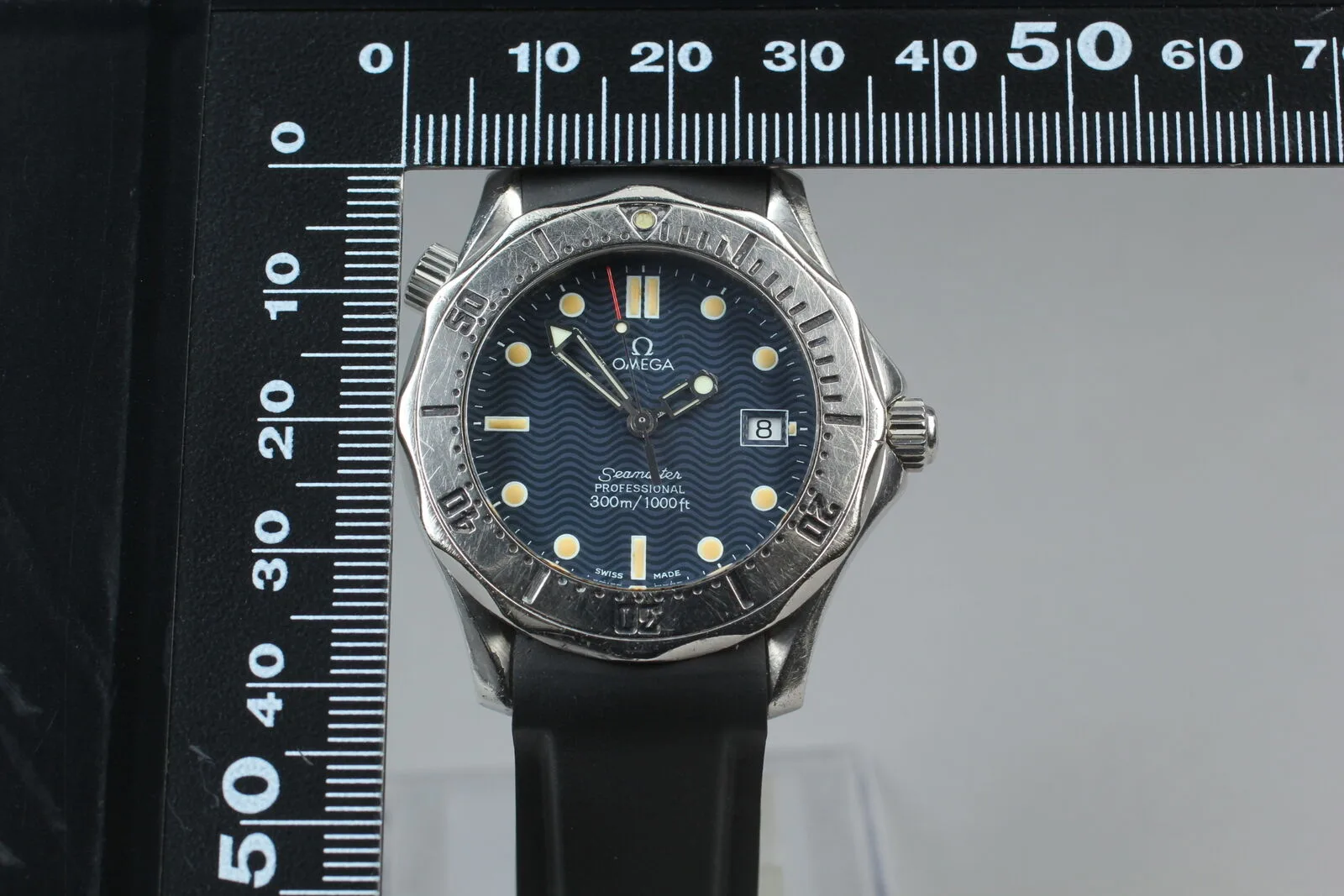 Omega Seamaster 300M Blue Dial Watch – photo 10