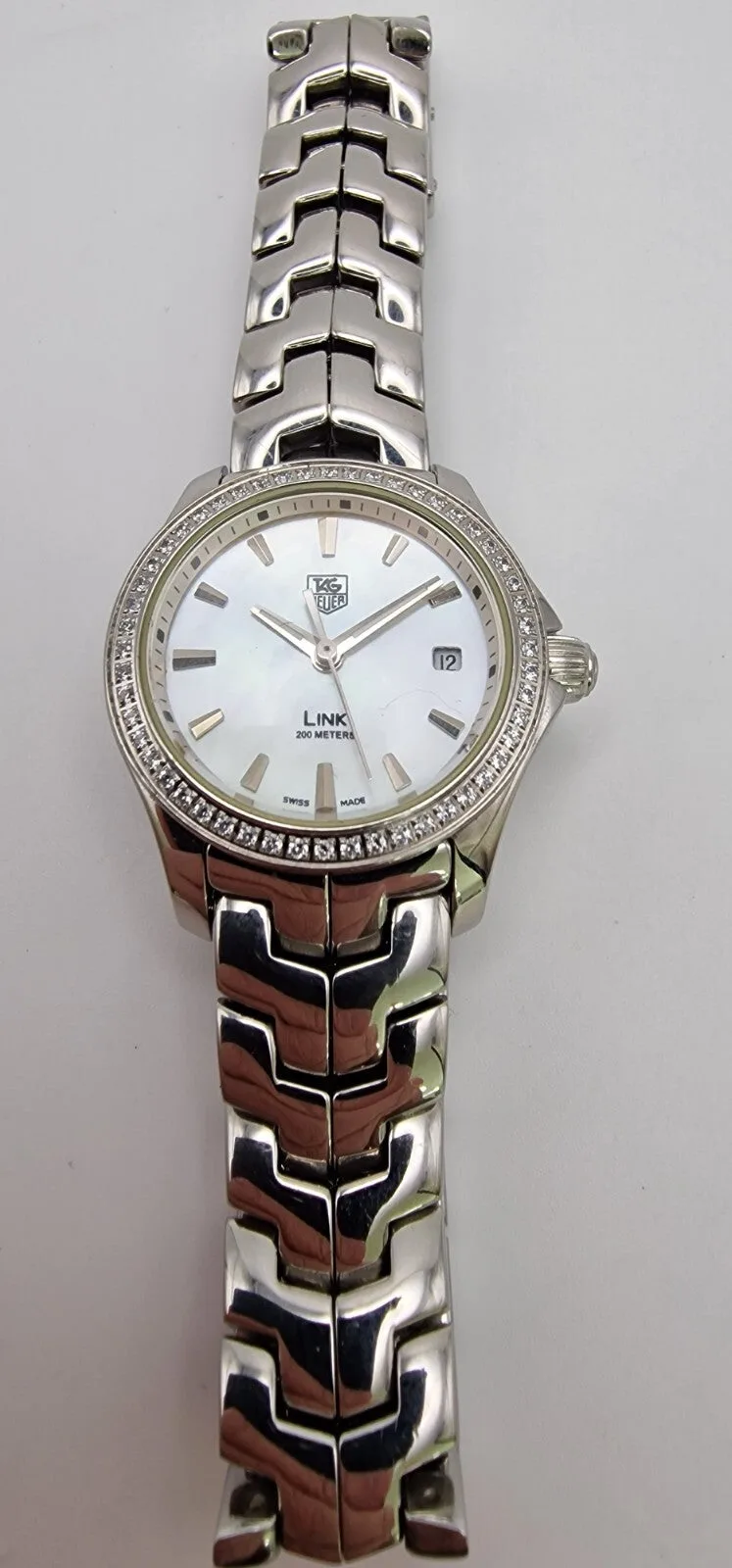 TAG Heuer Link Diamond Bezel Ladies Watch – photo 4
