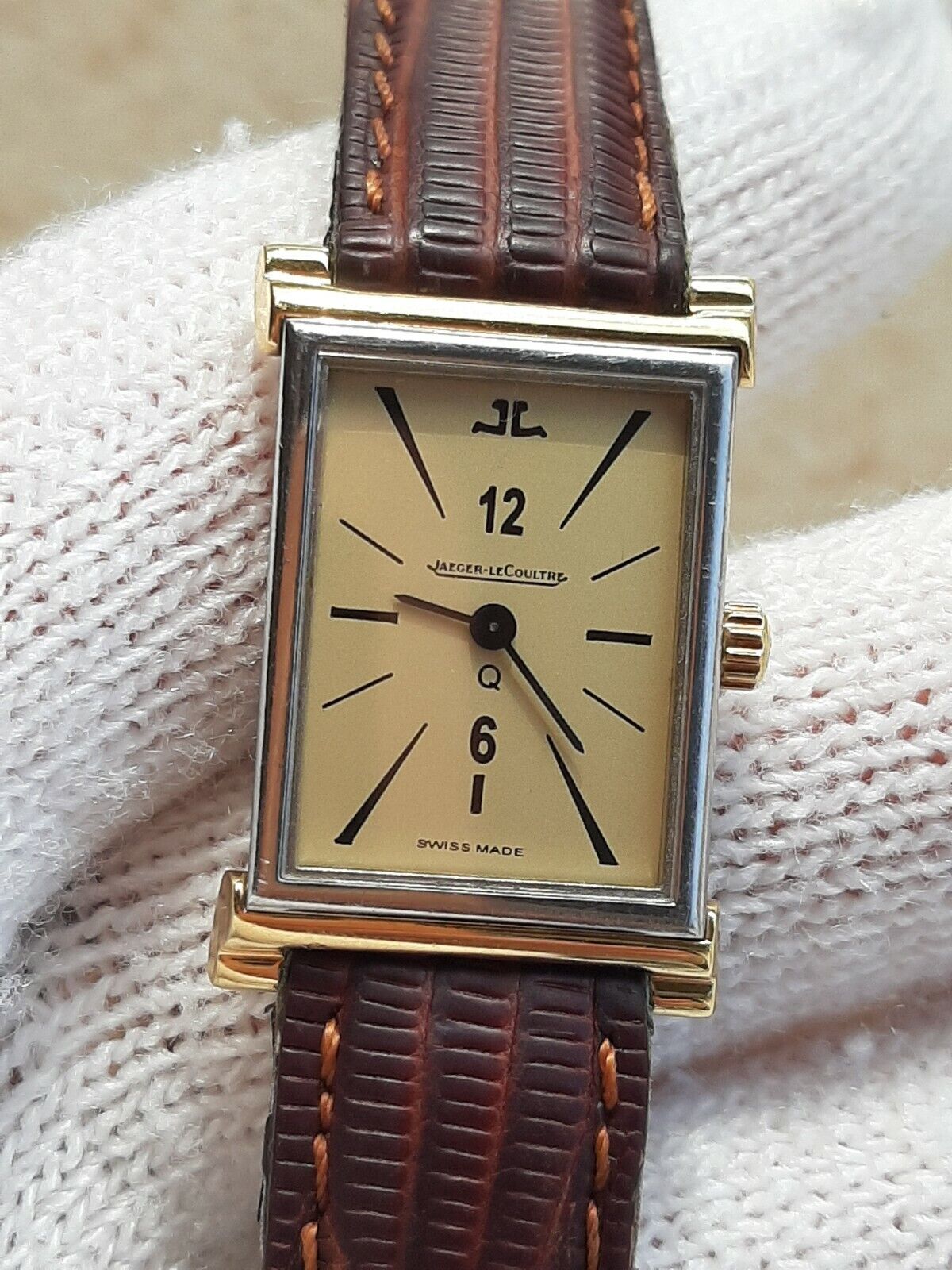JLC Ladies Quartz Watch, Gold & Steel, 1980s – photo 2