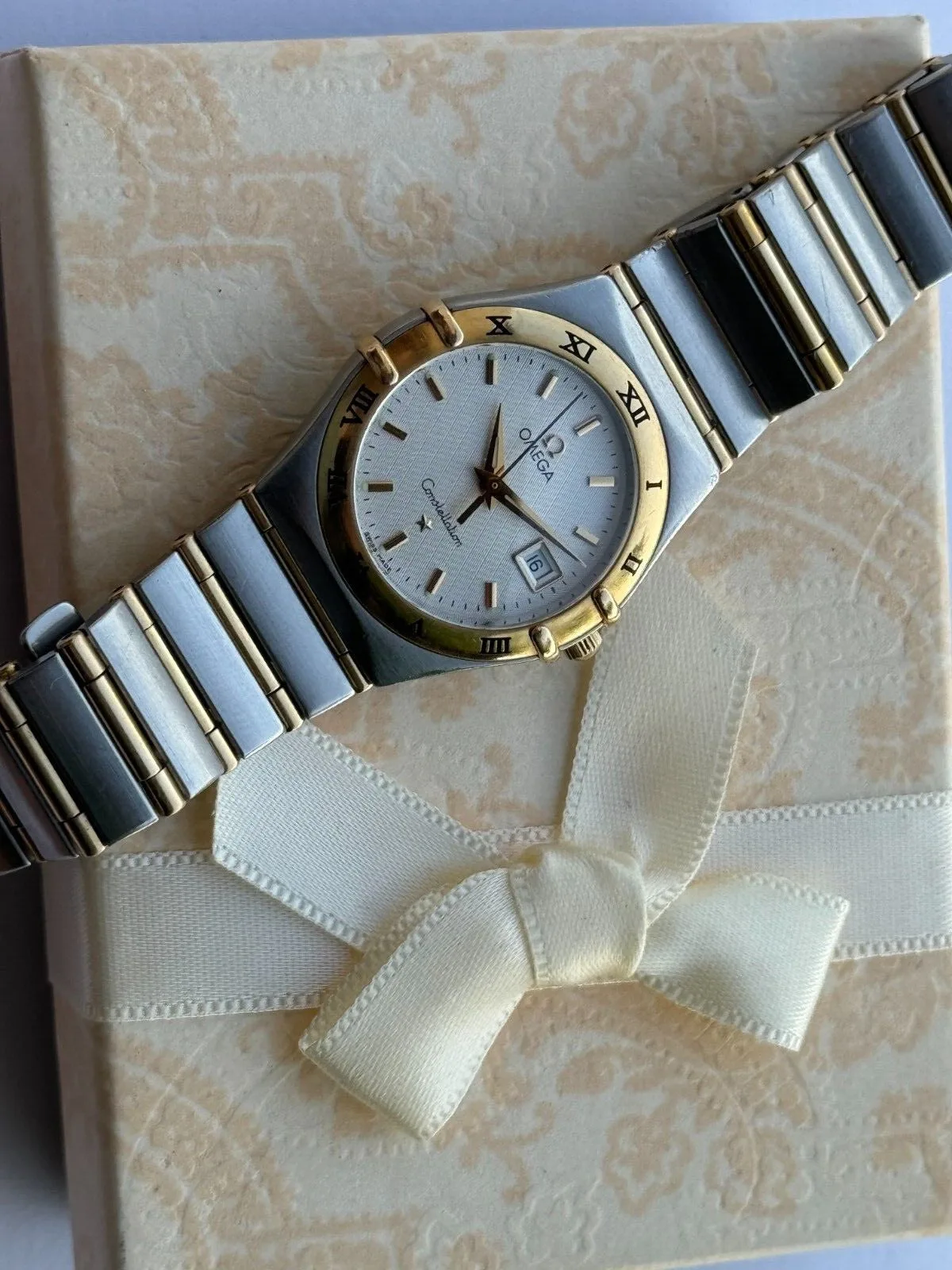 Omega Constellation Ladies Watch, Gold & Steel – photo 11