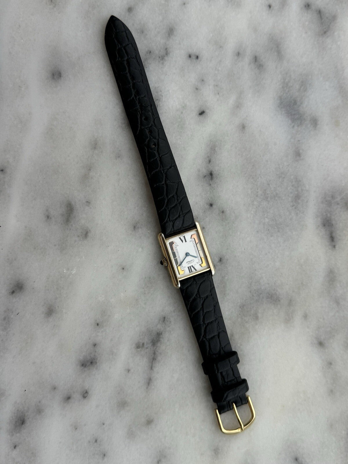 Cartier Tank Vermeil Tri-Colour Watch – photo 6