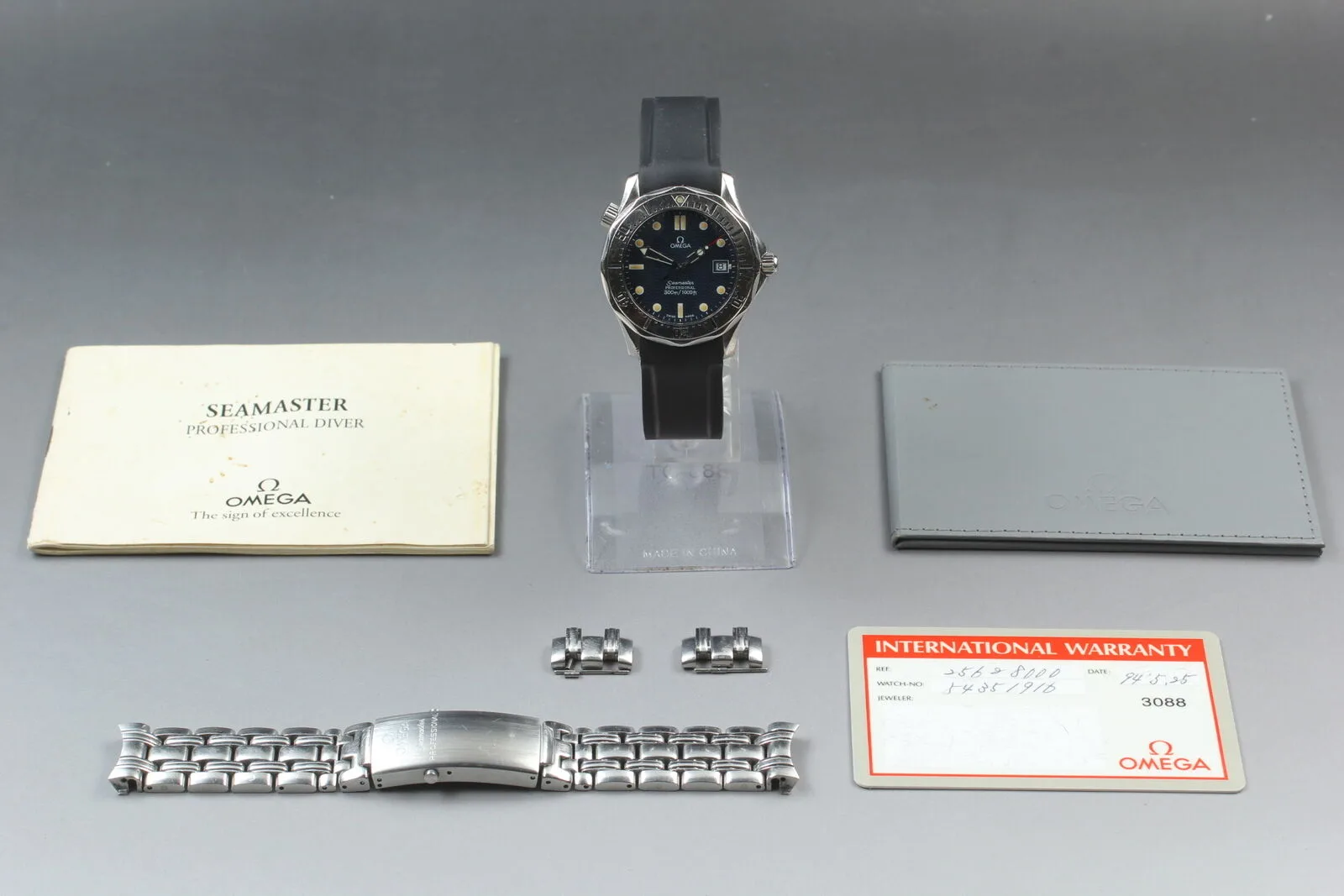 Omega Seamaster 300M Blue Dial Watch – photo 9