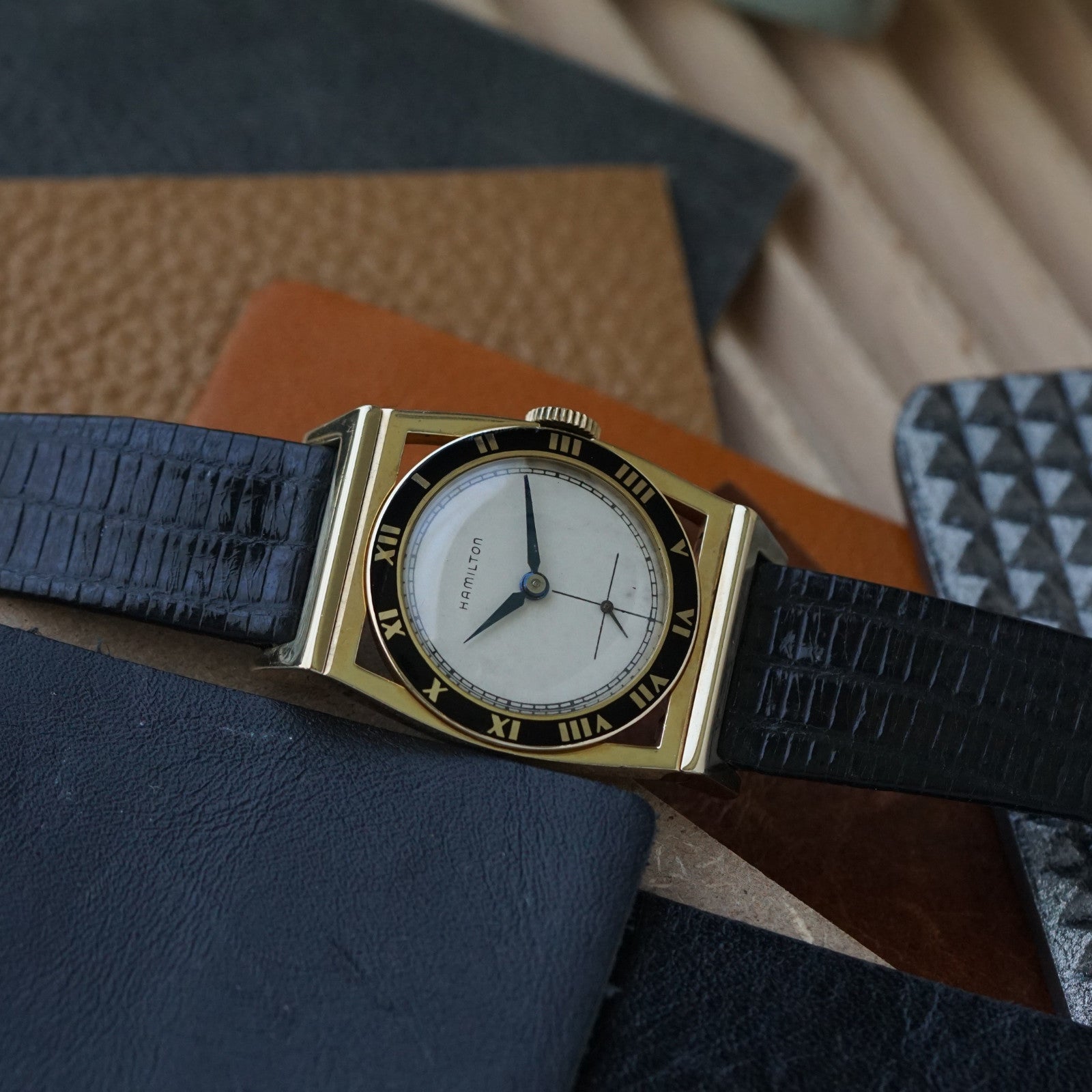 Hamilton 1940s Piping Rock 14K Gold Watch – photo 6