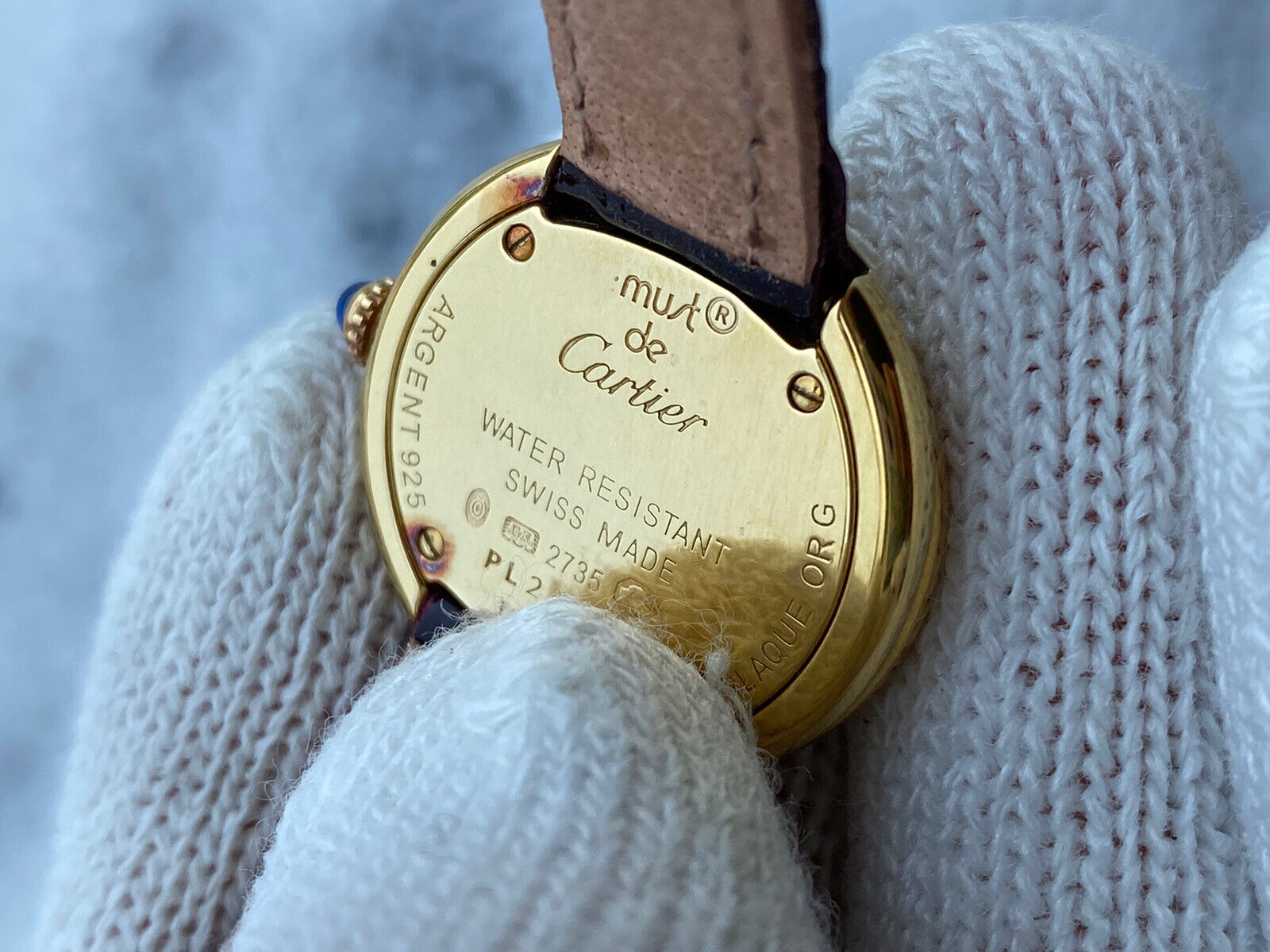 Cartier Must de Vermeil Trinity Watch, Vintage – photo 7