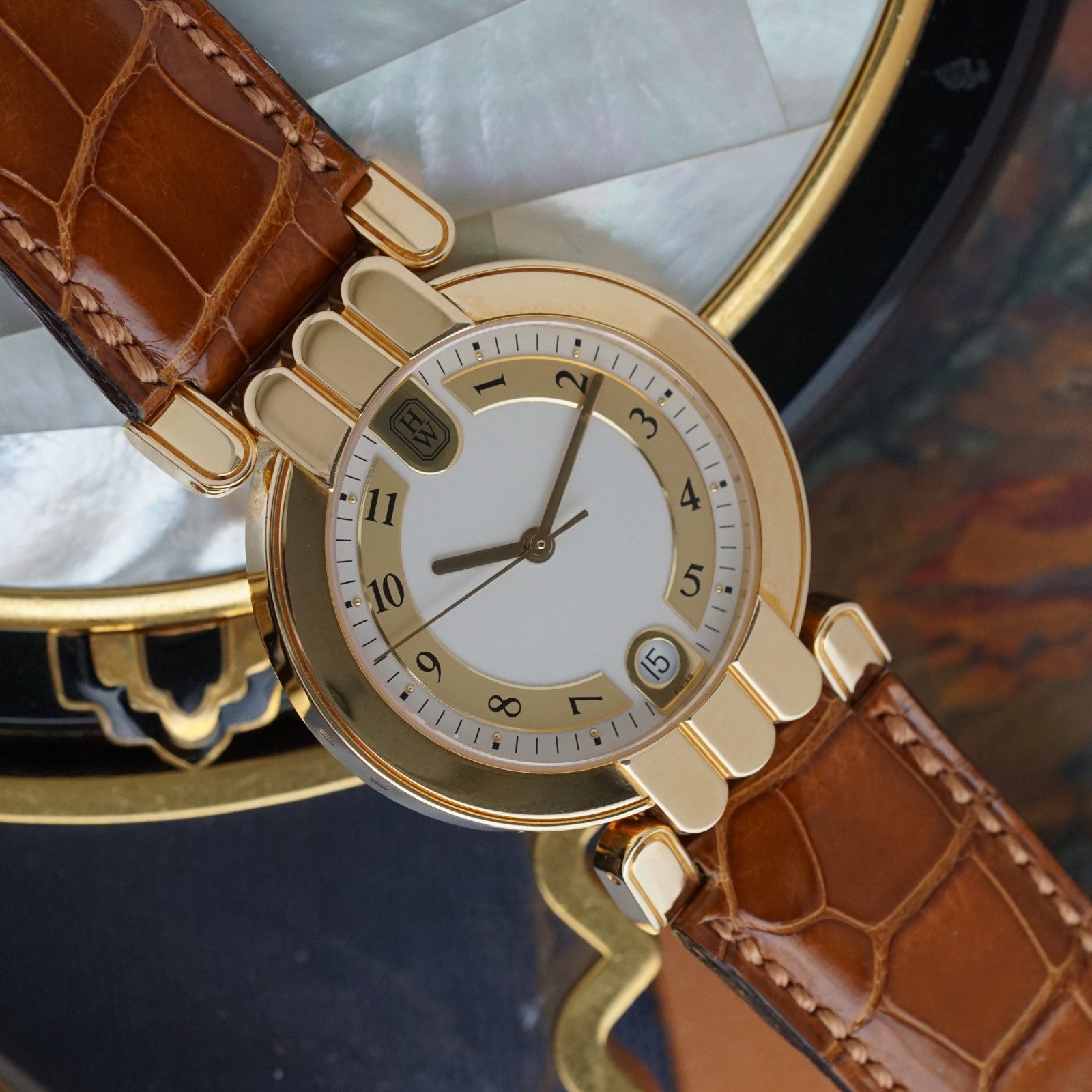 Harry Winston Premier 18k Yellow Gold 34mm – photo 7