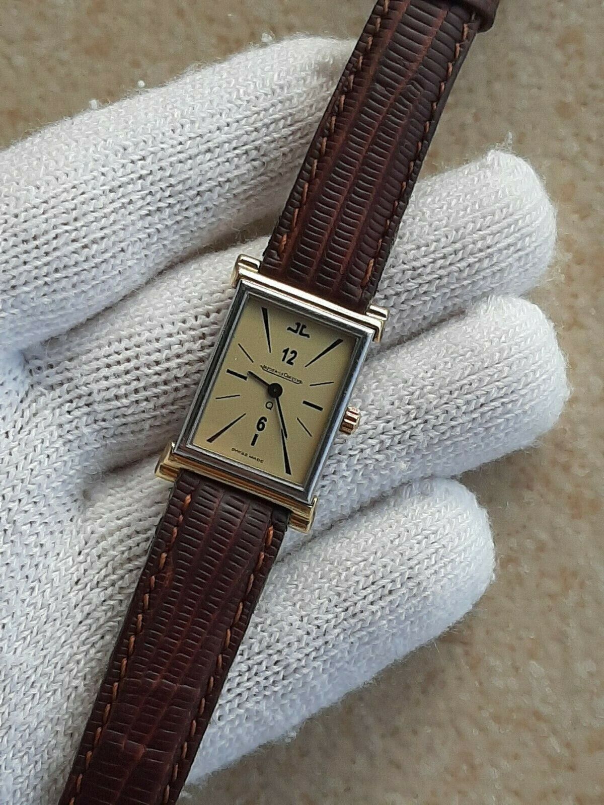 JLC Ladies Quartz Watch, Gold & Steel, 1980s – photo 4