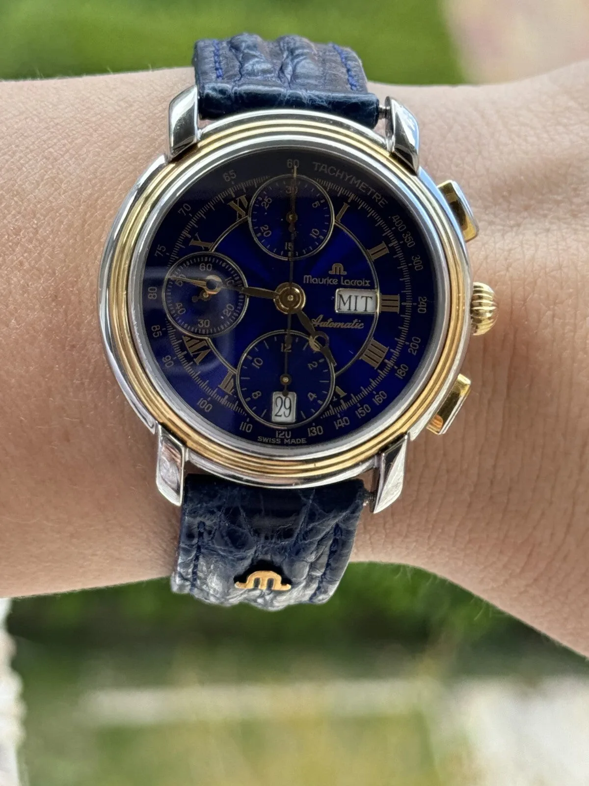 Maurice Lacroix Masterpiece Chronograph, Blue – photo 5