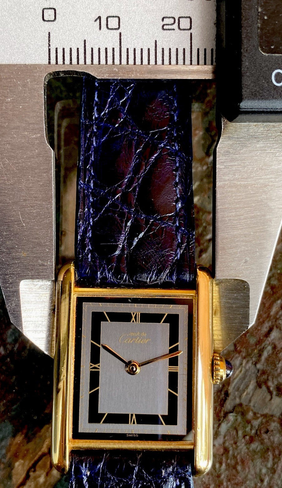 Cartier Tank LM Quartz Watch, Burgundy Strap – photo 21