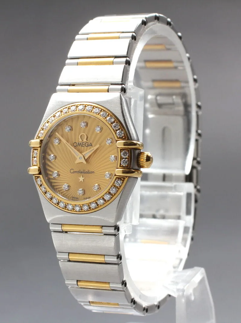 Omega Constellation 18K Gold Diamond Watch – photo 7
