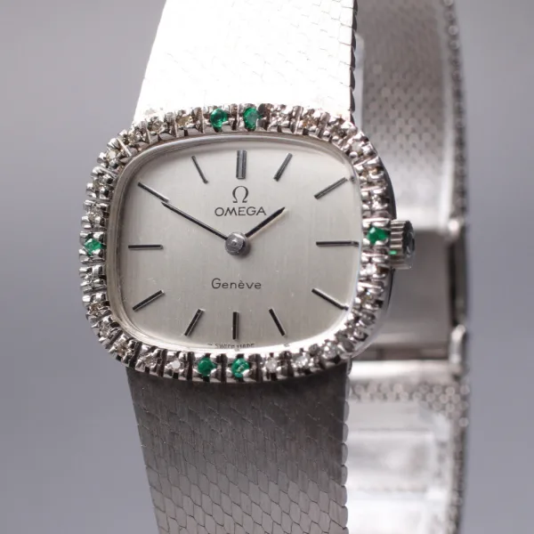 Omega Geneve Diamond Bezel Ladies Watch, 1973