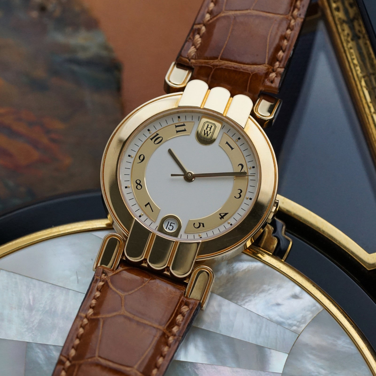 Harry Winston Premier 18k Yellow Gold 34mm – photo 4