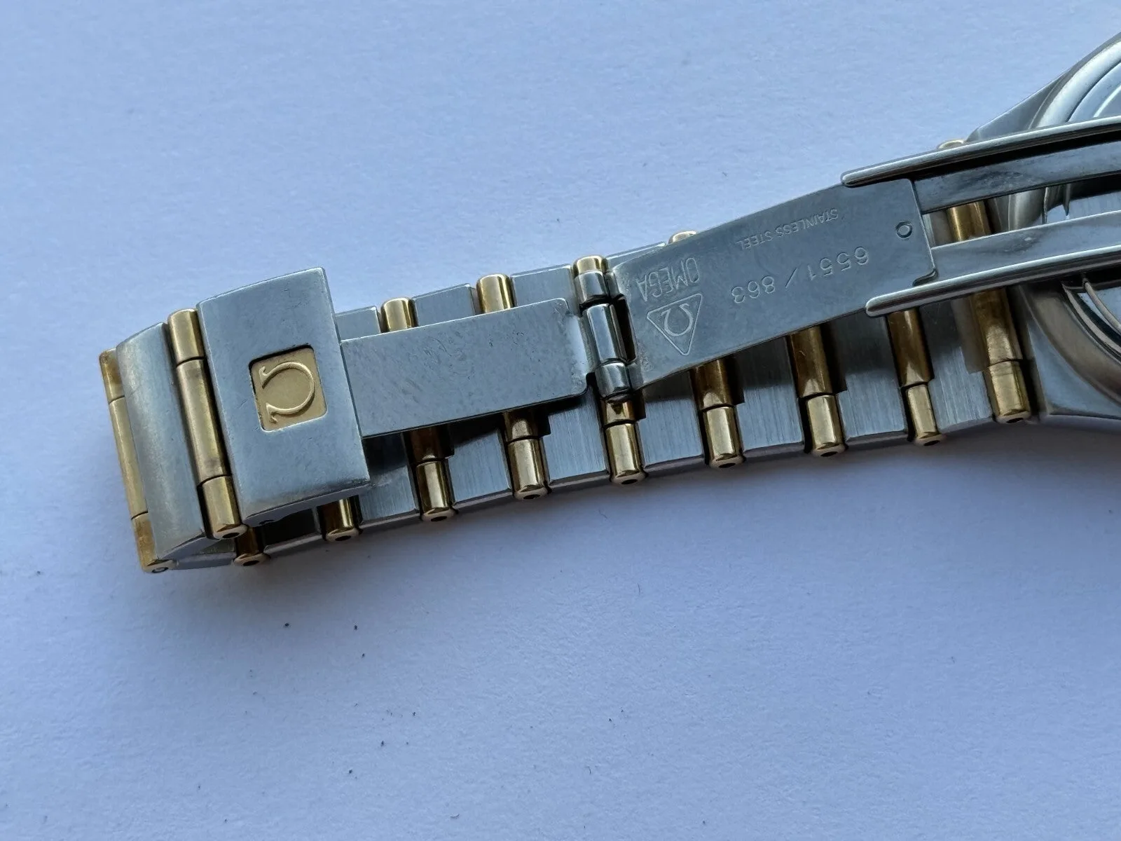 Omega Constellation Ladies Watch, Gold & Steel – photo 9