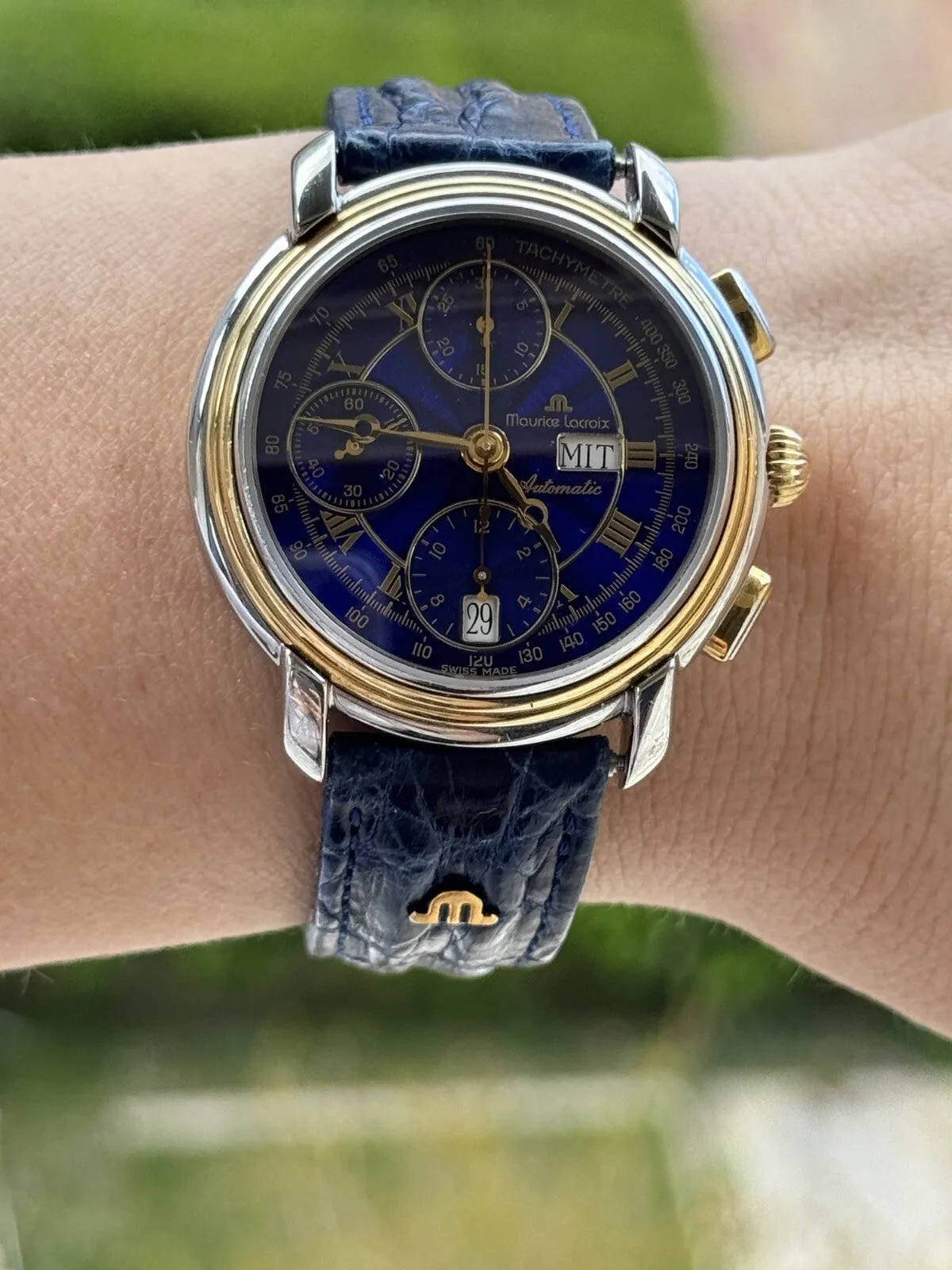 Maurice Lacroix Masterpiece Chronograph, Blue – photo 4
