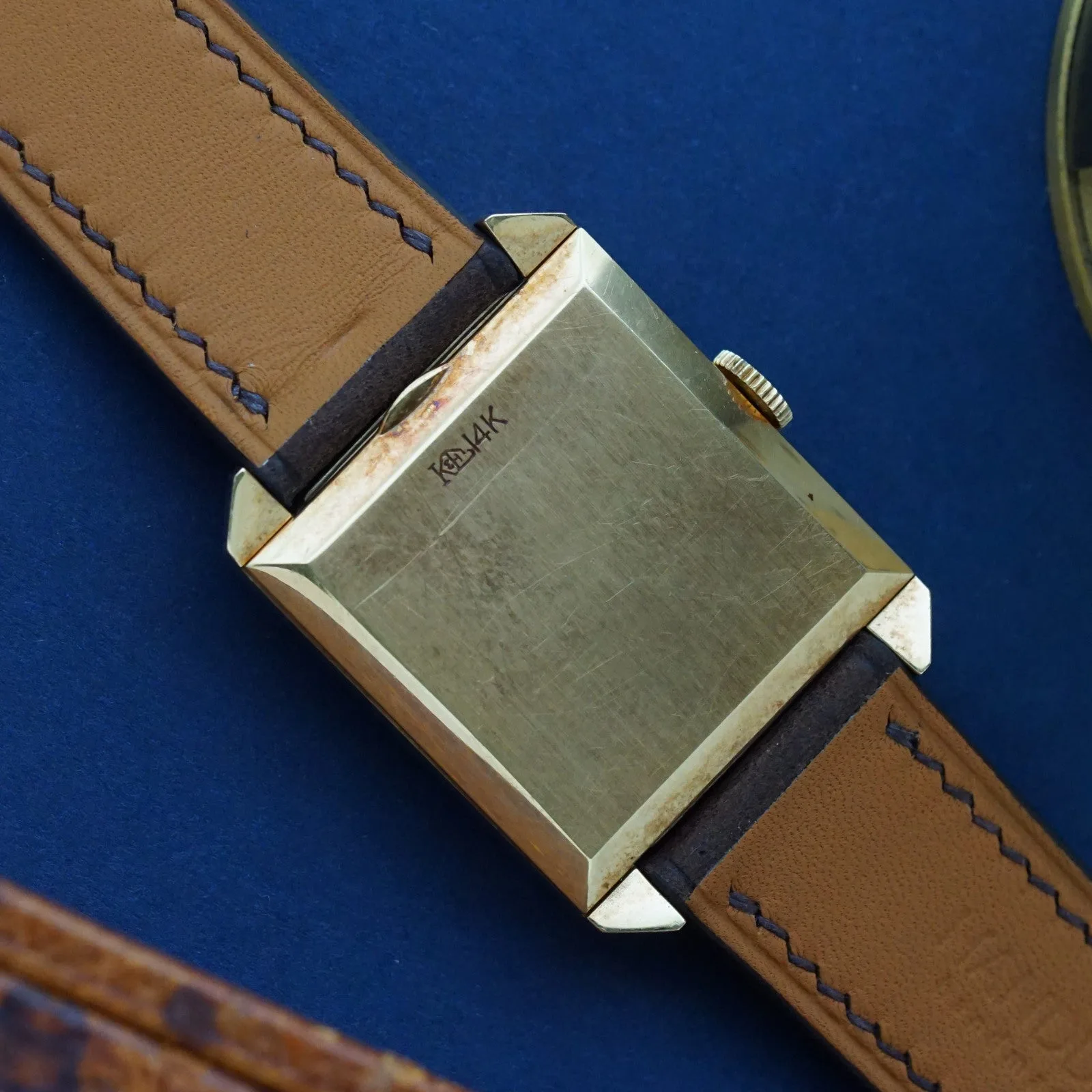 Longines 14k Yellow Gold Rectangular Dress Watch – photo 11