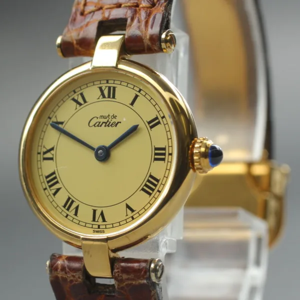 Cartier Must Vermeil Watch, With Papers