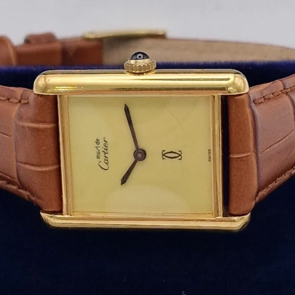 Must de Cartier Tank Watch, Vintage Mechanical