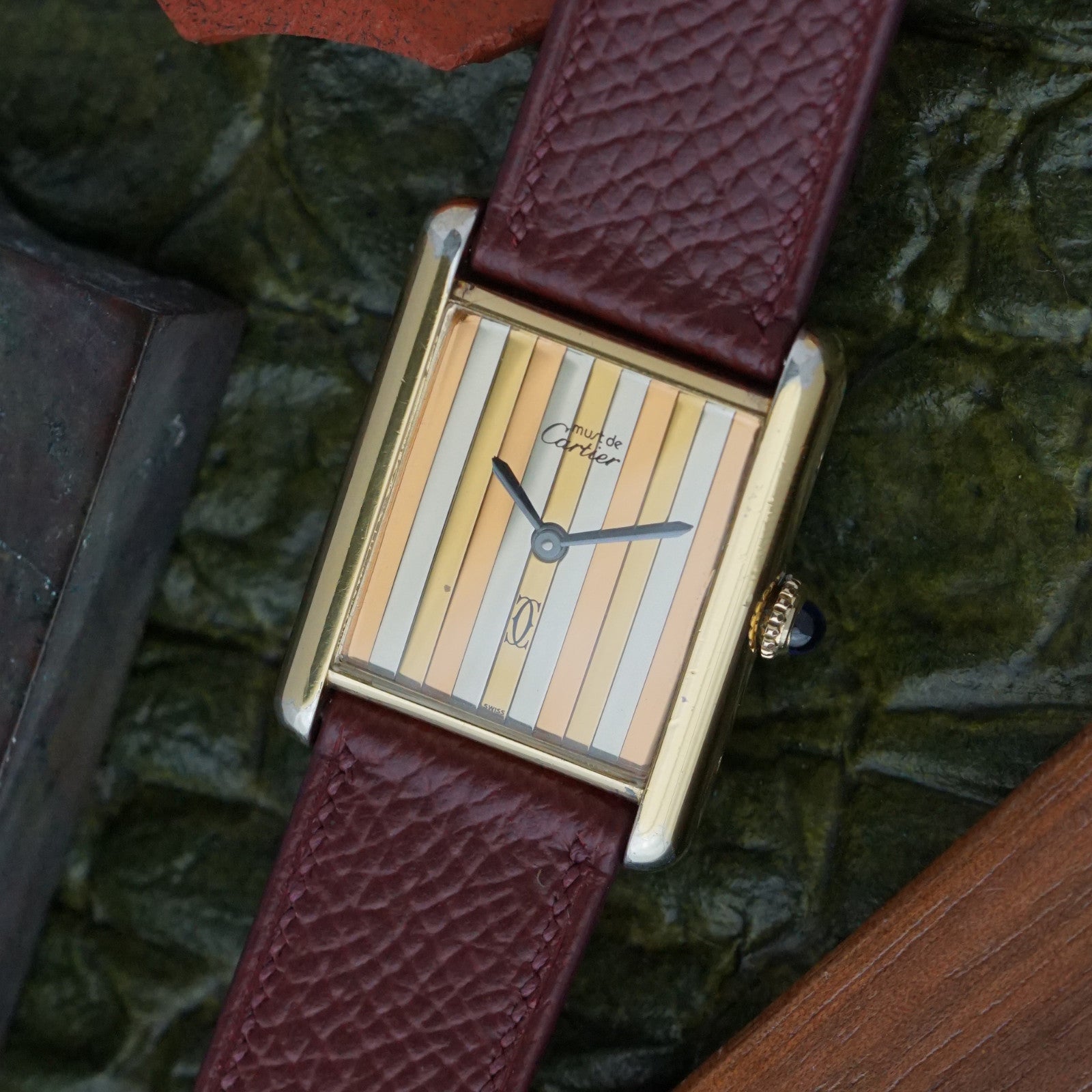 Cartier Must de Cartier Tank Tricolor Vermeil – photo 8
