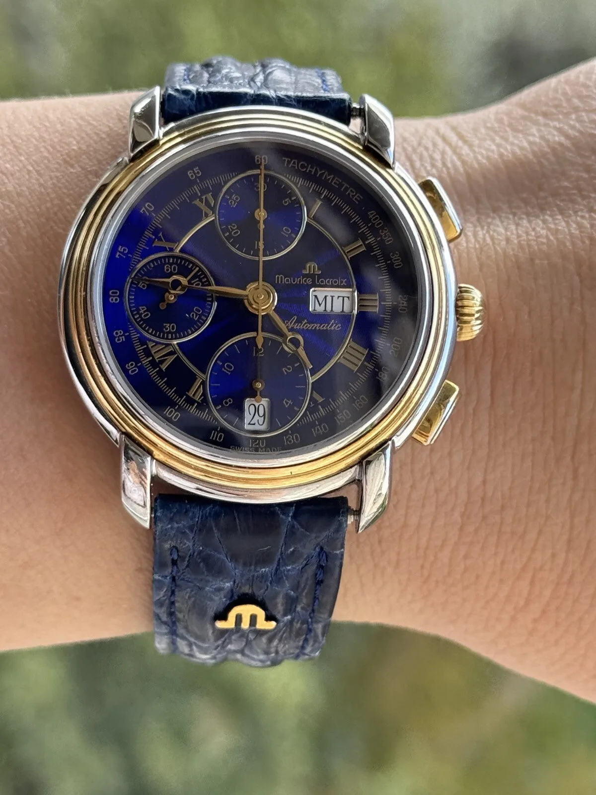 Maurice Lacroix Masterpiece Chronograph, Blue – photo 3