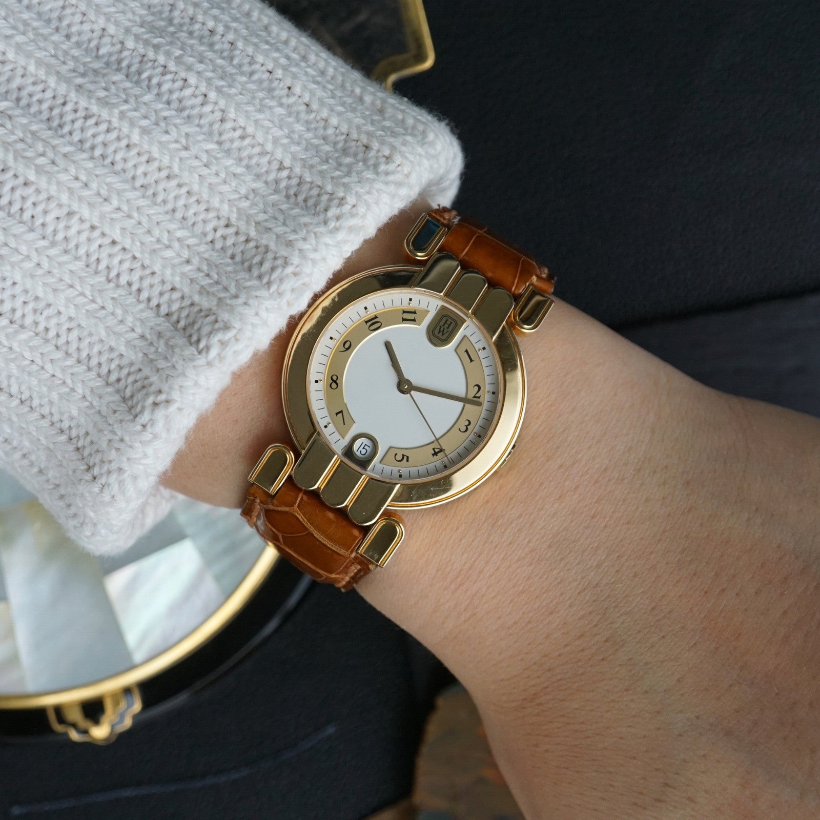 Harry Winston Premier 18k Yellow Gold 34mm – photo 2