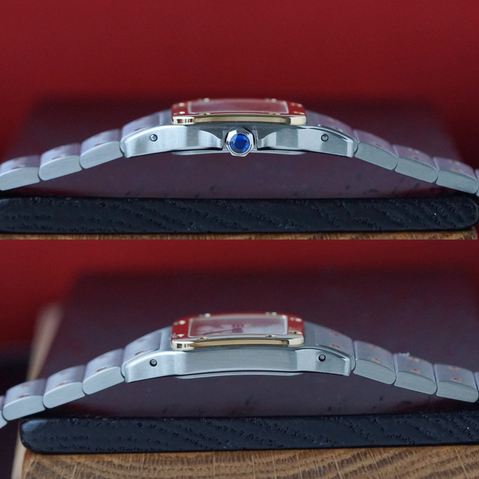 Cartier Santos Galbee Two Tone Steel Gold Watch – photo 9