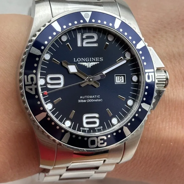 Longines HydroConquest Blue Dial Watch 44mm