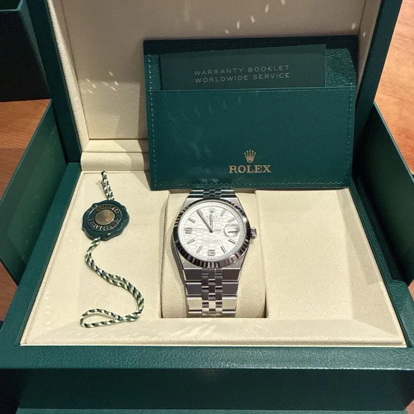 Rolex Land-Dweller 40mm White Dial Steel Jubilee | Unworn